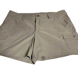 Eddie Bauer Shorts Cargo Outdoors Hiking Walking Nylon/Spandex Casual Stretch